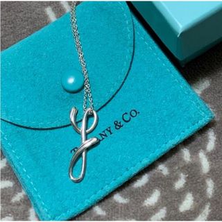 ティファニー(Tiffany & Co.)のティファニー  Tiffany イニシャル ネックレス　ポーチ 箱付き(ネックレス)