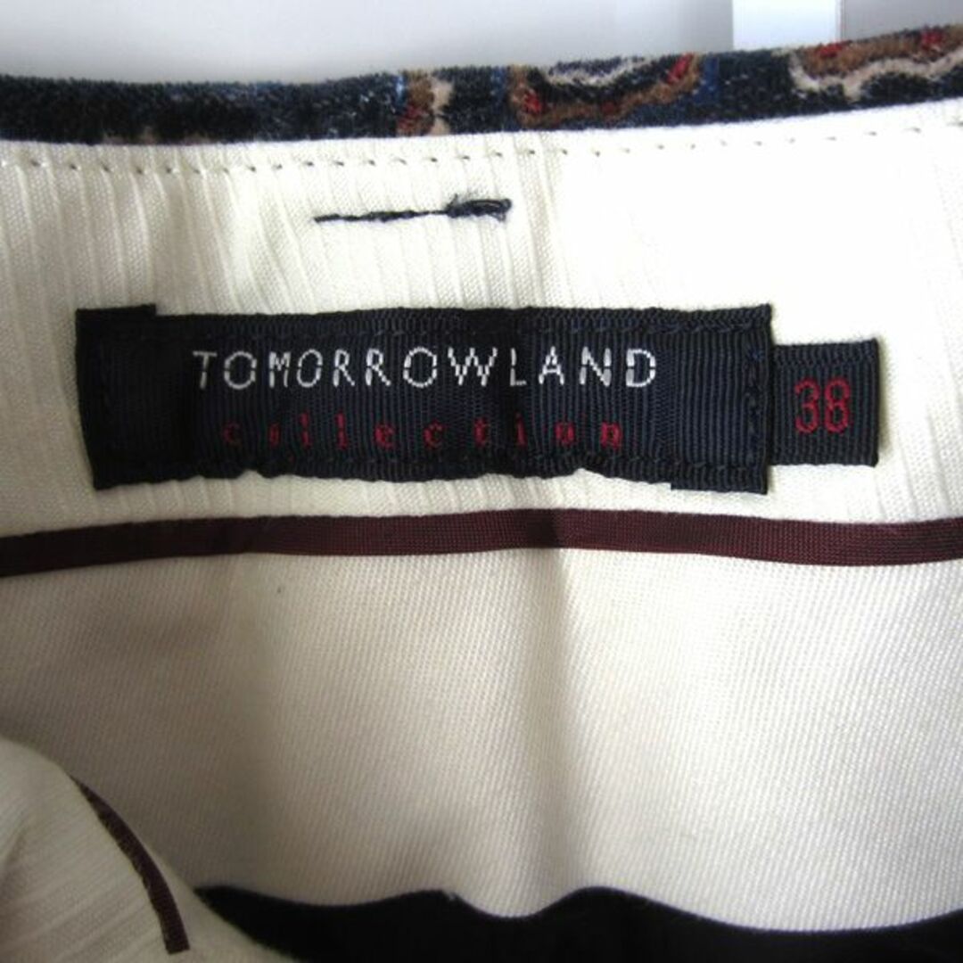 TOMORROWLAND(トゥモローランド)のほぼ新品　　TOMORROWLAND／トゥモローランド★　総柄クロップドパンツ メンズのパンツ(スラックス)の商品写真