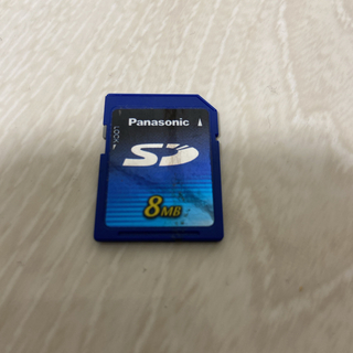 パナソニック(Panasonic)のSDカード8MB(PC周辺機器)