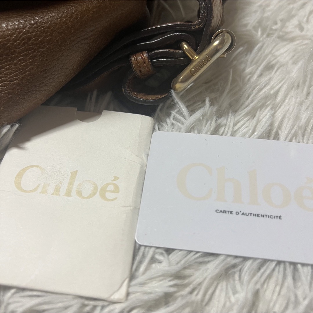 Chloe(クロエ)の【SALE】クロエ　パディントン　バッグ　ブラウン　本革バッグ　鍵　ポケット レディースのバッグ(ボストンバッグ)の商品写真