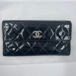 シャネル(CHANEL)の【正規品・美品】シャネル パテントレザー マトラッセ 長財布 14925214(財布)