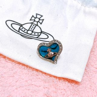 ヴィヴィアンウエストウッド(Vivienne Westwood)の【ヴィヴィアン】ペトラピアス　PETRA シルバー×ブルー×ピンクゴールド(ピアス)