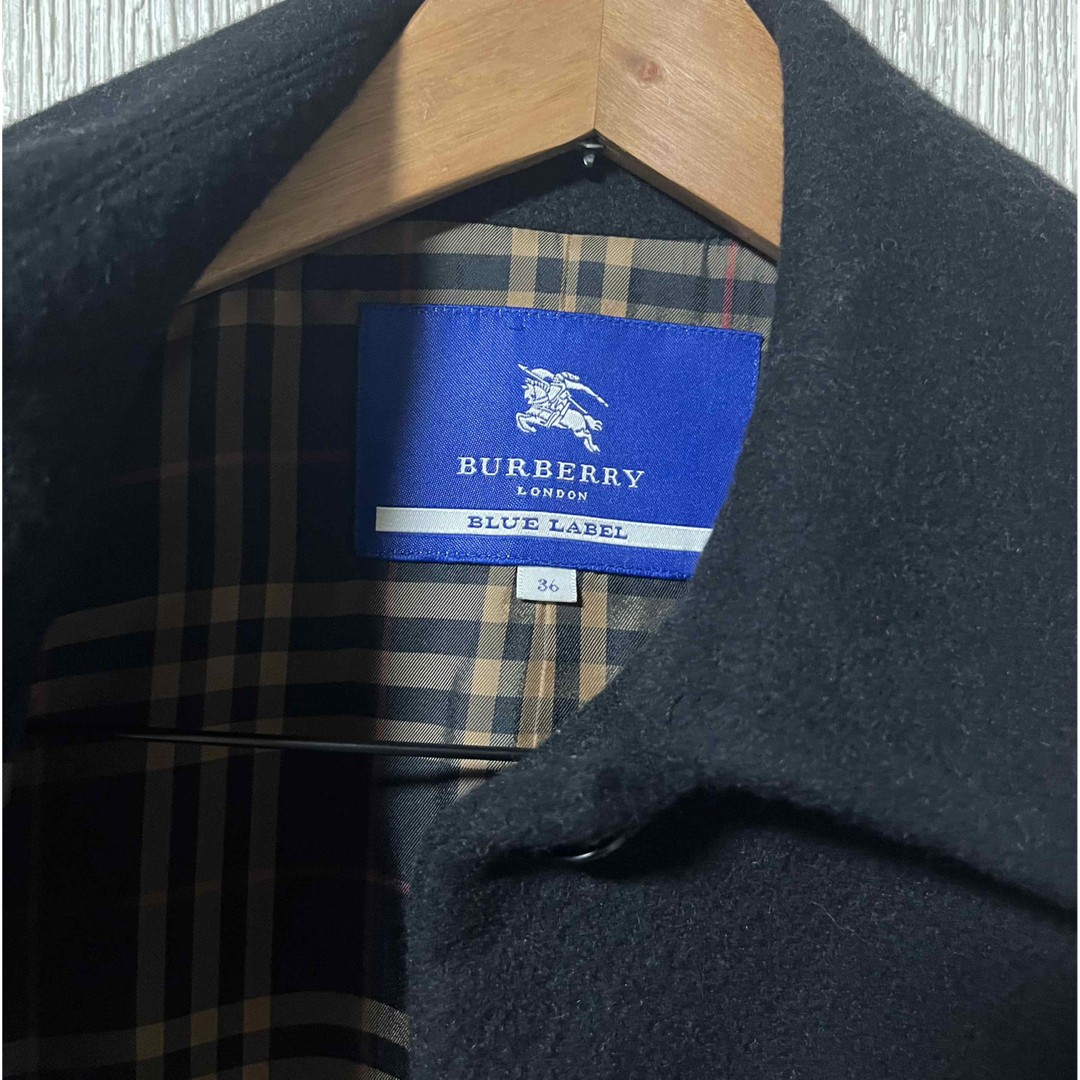 美品Burberry ブルーレーベル¨アンゴラコート 美品Burberry ブルーレーベル¨アンゴラコート