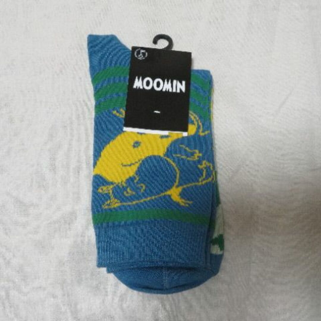 MOOMIN(ムーミン)の新品￥2,090 北欧フィンランド製 MOOMIN ムーミン柄ソックス ML レディースのレッグウェア(ソックス)の商品写真