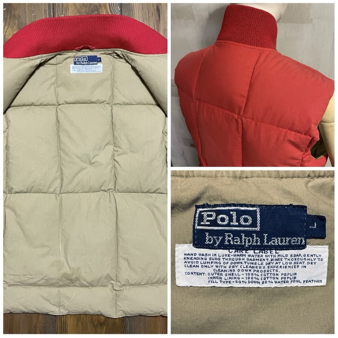 POLO RALPH LAUREN(ポロラルフローレン)の70s Polo by RALPH LAUREN Down Vest 希少品 メンズのジャケット/アウター(ダウンベスト)の商品写真