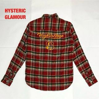 ヒステリックグラマー(HYSTERIC GLAMOUR)のHYSTERIC GLAMOUR　HIGH VOLTAGE 長袖ワークSH(シャツ)