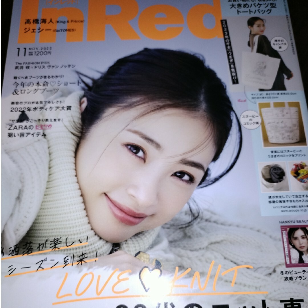 In Red (インレッド) 2022年 11月号 [雑誌] エンタメ/ホビーの雑誌(ファッション)の商品写真