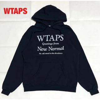 ダブルタップス(W)taps)の【人気】WTAPS　ダブルタップス　プルオーバーパーカー　オーバーサイズ　裏起毛(パーカー)