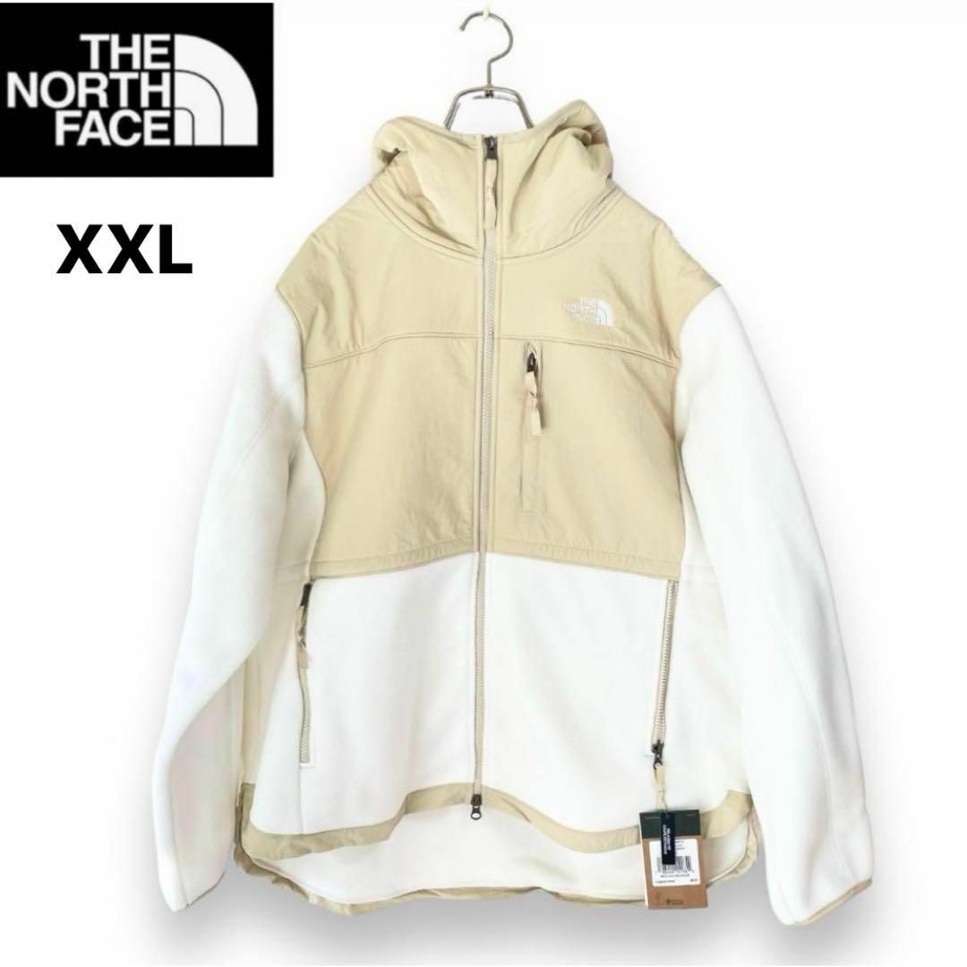 THE NORTH FACE(ザノースフェイス)のノースフェイス フリースジャケット デナリ フーディー XXL 白 フリース レディースのジャケット/アウター(その他)の商品写真