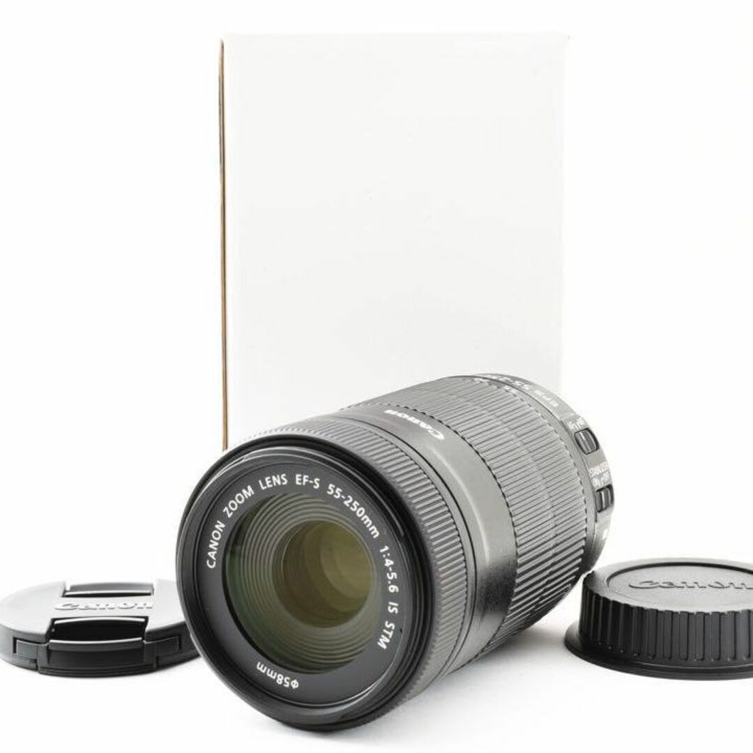 Canon - Canon EF-S 55-250mm IS STM 望遠レンズ 手振れ補正の通販 by