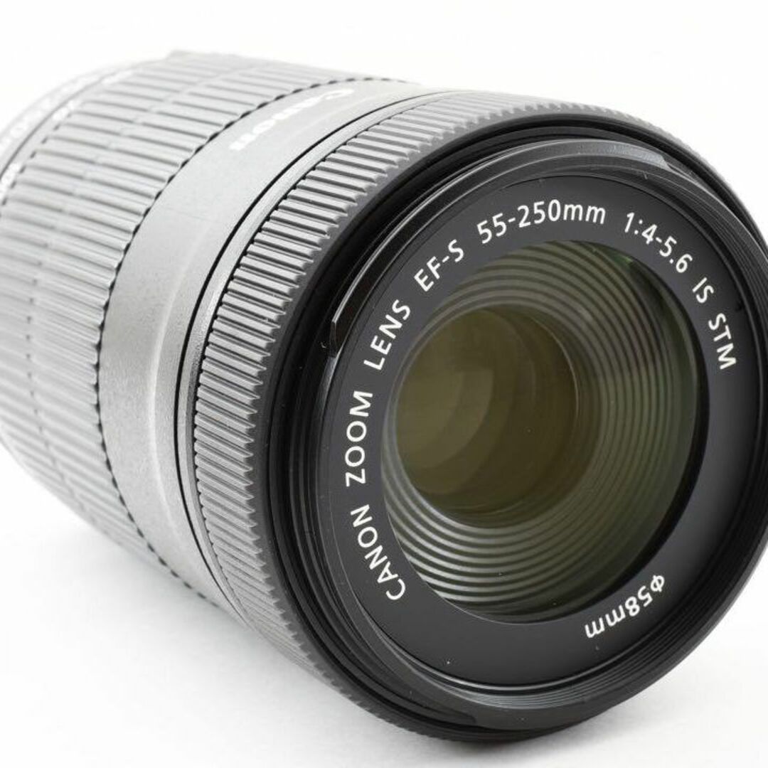 Canon - Canon EF-S 55-250mm IS STM 望遠レンズ 手振れ補正の通販 by