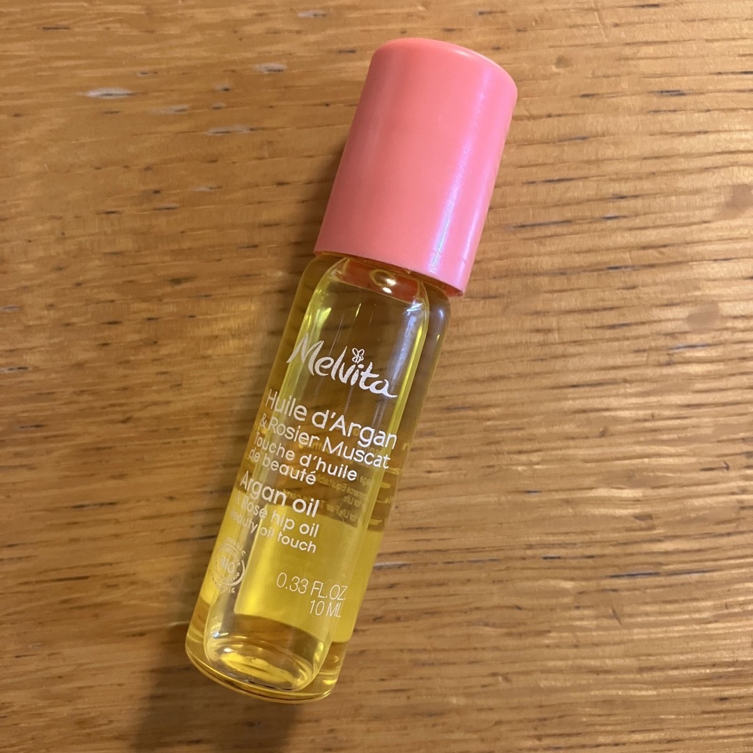 Melvita(メルヴィータ)のメルヴィータ　ビオオイル ローズ＆アルガン タッチオイル10ml コスメ/美容のヘアケア/スタイリング(オイル/美容液)の商品写真