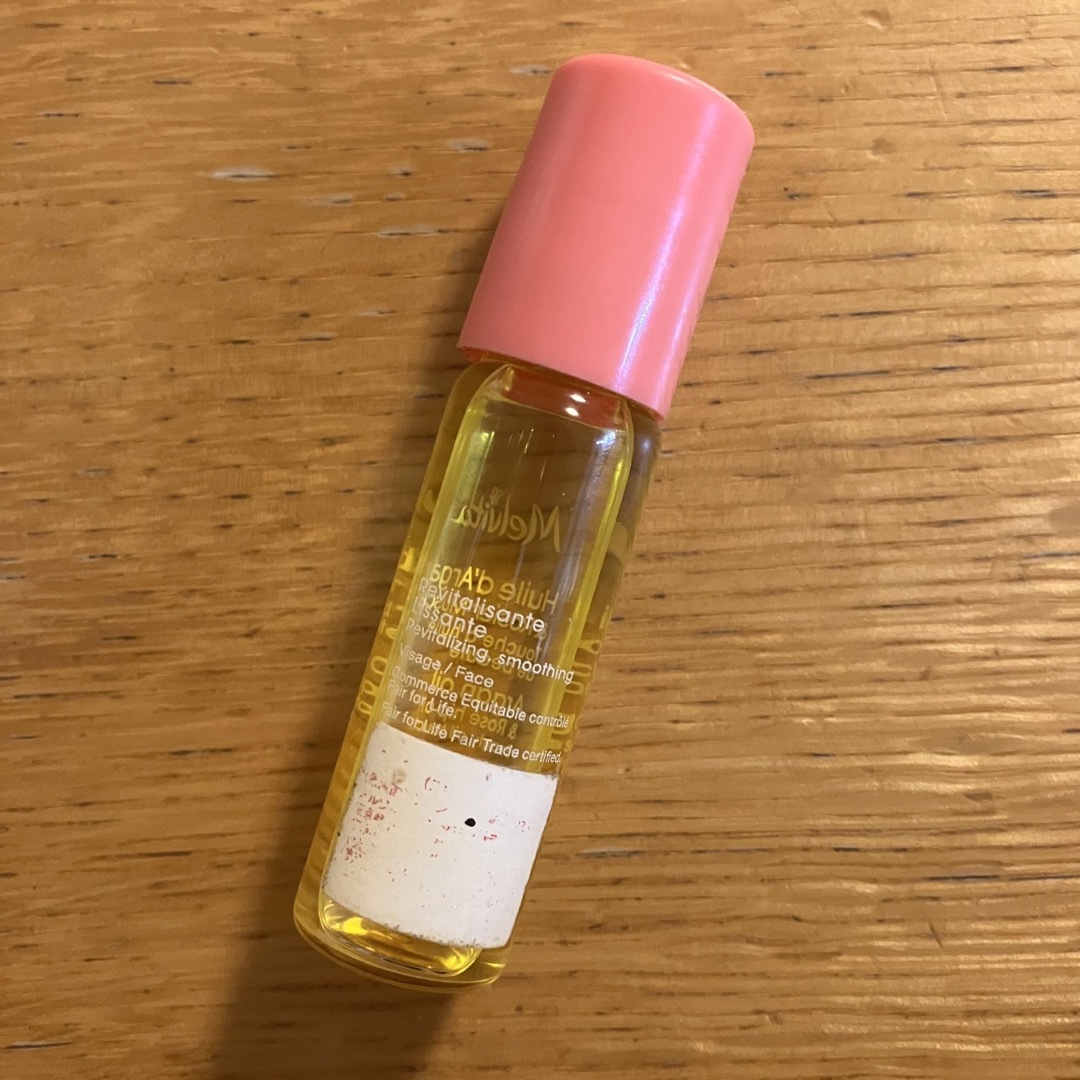 Melvita(メルヴィータ)のメルヴィータ　ビオオイル ローズ＆アルガン タッチオイル10ml コスメ/美容のヘアケア/スタイリング(オイル/美容液)の商品写真