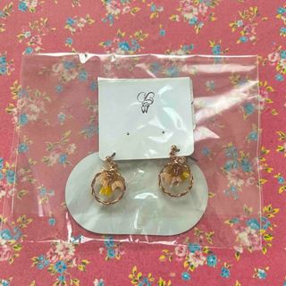 Couture brooch クチュールブローチ 花 ピアス チタン