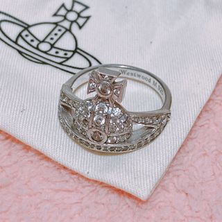 ヴィヴィアンウエストウッド(Vivienne Westwood)の【ヴィヴィアン】シンプル　ミニオーブリング　mini orb ring サイズM(リング(指輪))