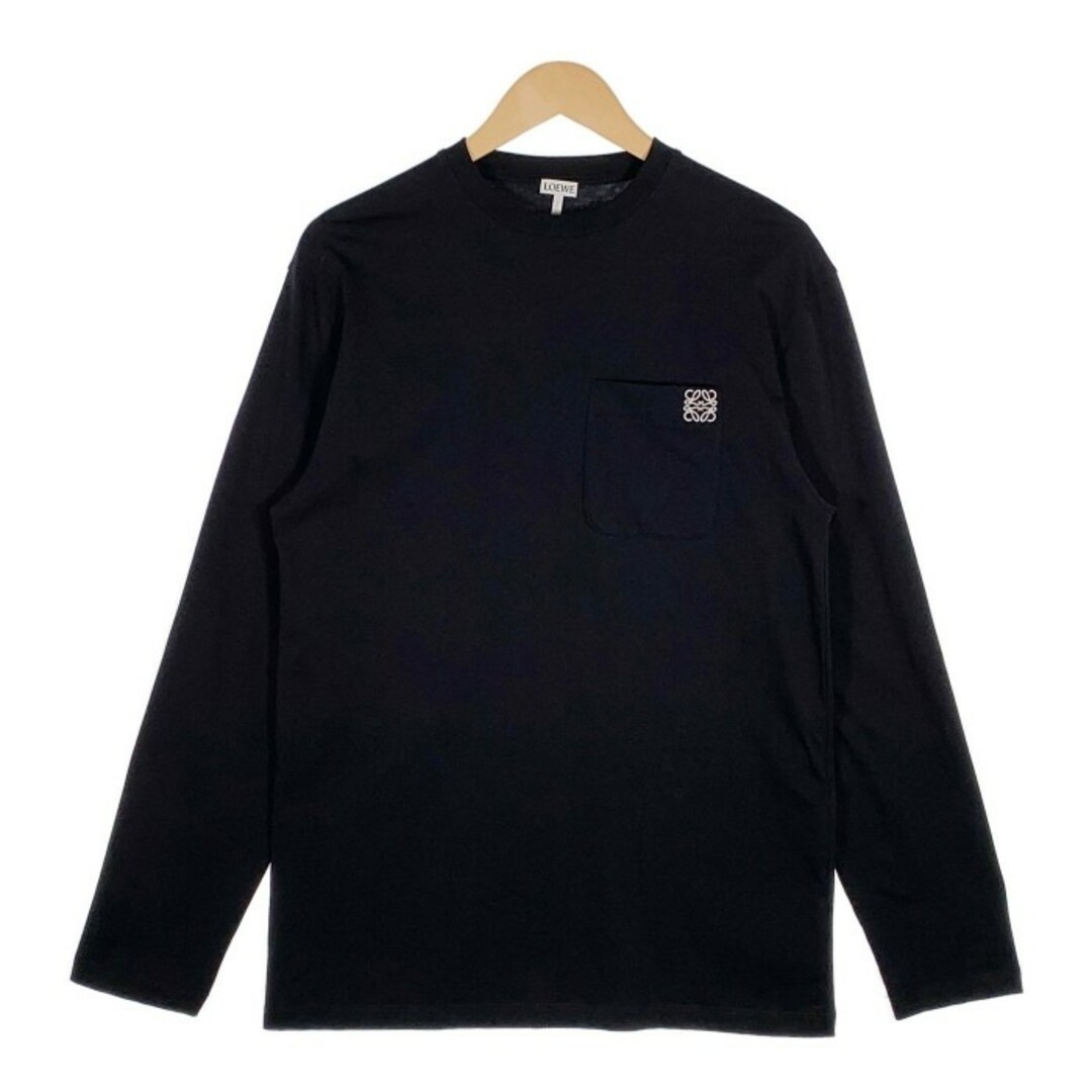 LOEWE(ロエベ)のLOEWE ロエベ 23AW ANAGRAM LONG SLEEVE T-SHIRT アナグラム ロングスリーブ Tシャツ ブラック H526Y24J04 Size S メンズのトップス(Tシャツ/カットソー(七分/長袖))の商品写真