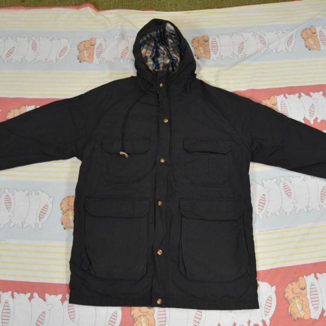 WOOLRICH(ウールリッチ)のウールリッチ 80s マウンテンパーカ 黒 13597c USA製 00 70 メンズのジャケット/アウター(マウンテンパーカー)の商品写真