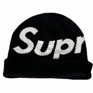 シュプリーム(Supreme)の●6464 Supreme Big Logo Beanie Black(ニット帽/ビーニー)