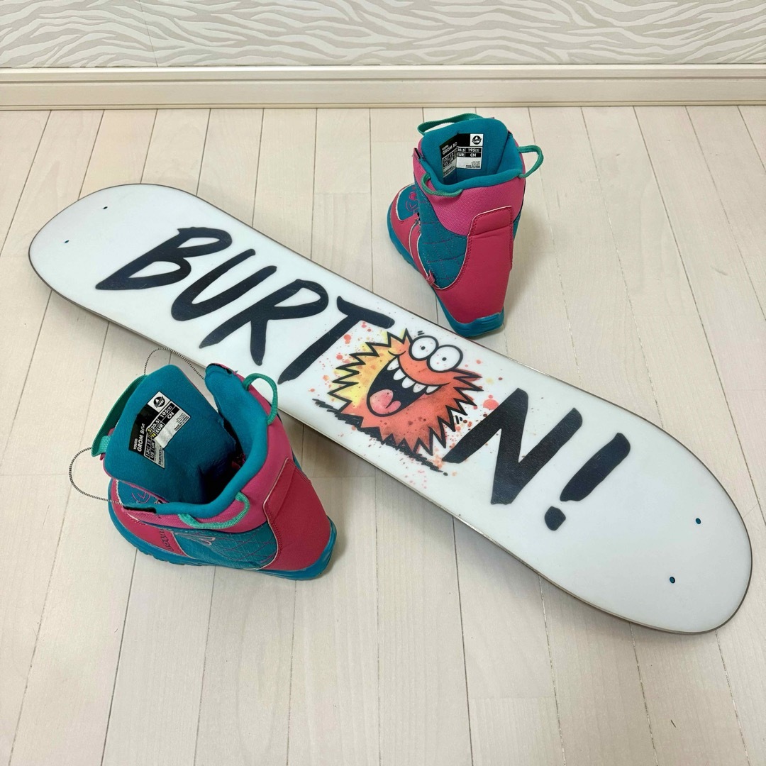 BURTON - BURTON バートン キッズ スノーボード 3点セット 90cm 19.5cm