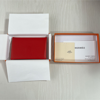 Hermes - エルメス カードケース MC2 ガマ レザーの通販｜ラクマ