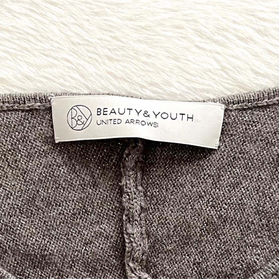 BEAUTY&YOUTH UNITED ARROWS(ビューティアンドユースユナイテッドアローズ)のビューティーアンドユース ニット セーター カシミヤ混 ラメ レディースのトップス(ニット/セーター)の商品写真