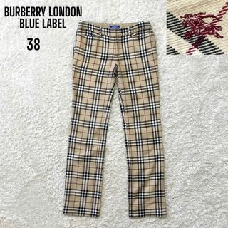 BURBERRY BLUE LABEL - バーバリー チェックパンツ ブルーレーベル 38