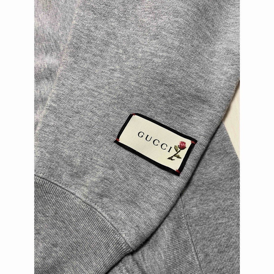 Gucci(グッチ)のグッチ GUCCI The Face HOODIE グレー　S メンズのトップス(パーカー)の商品写真