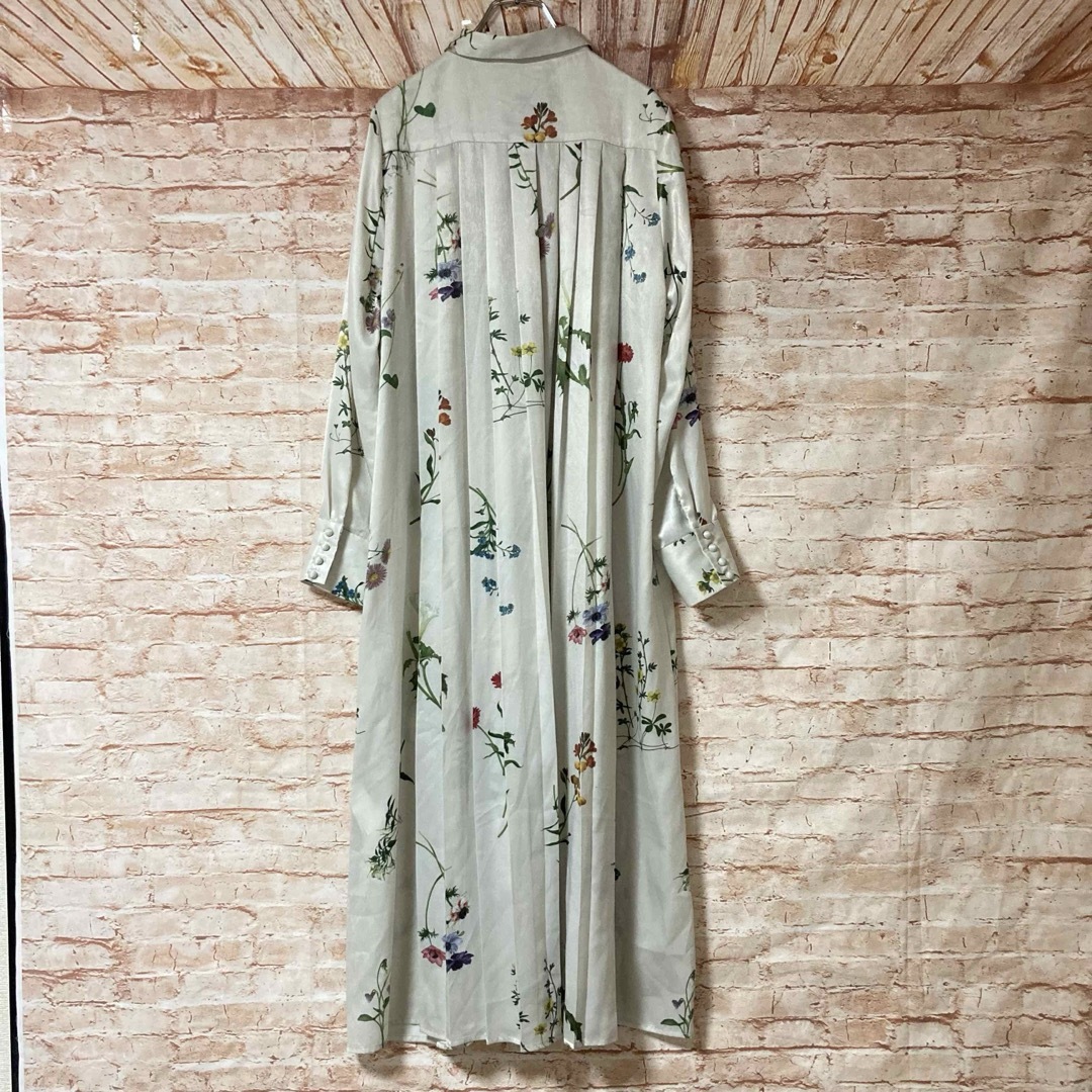 Ameri VINTAGE(アメリヴィンテージ)の専用♡アメリ AMERI ワンピース シャツ チュニック フレア ロング 花柄 レディースのワンピース(ロングワンピース/マキシワンピース)の商品写真