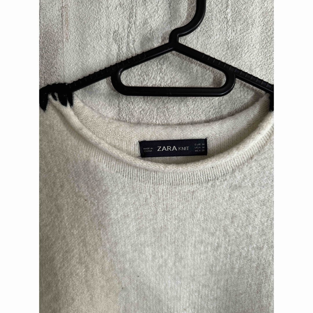 ZARA(ザラ)のZARA ザラ　ステッチニット メンズのトップス(ニット/セーター)の商品写真