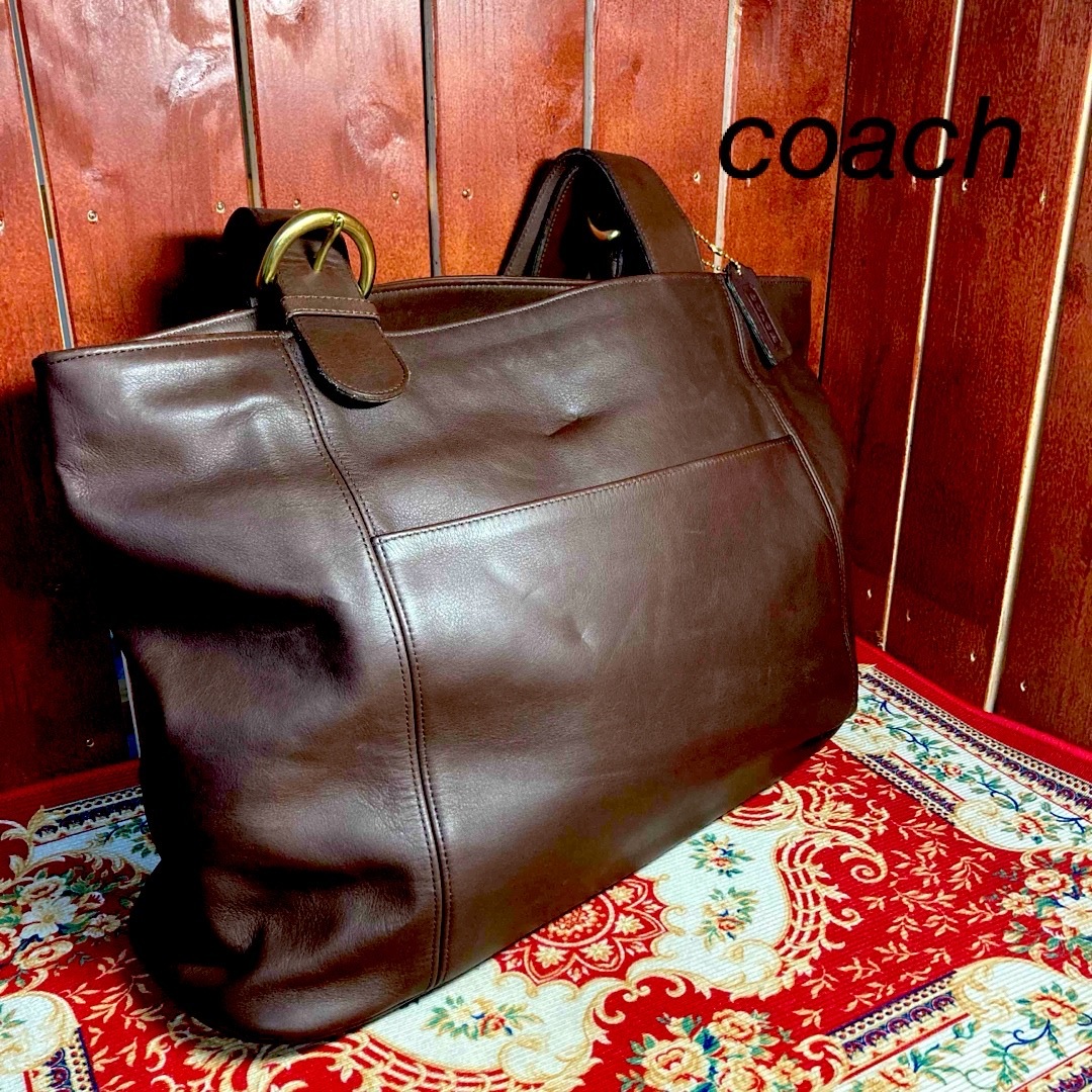 高知インター店 COACH レザー 4155／アメリカ製 美品 希少 OLD 美品