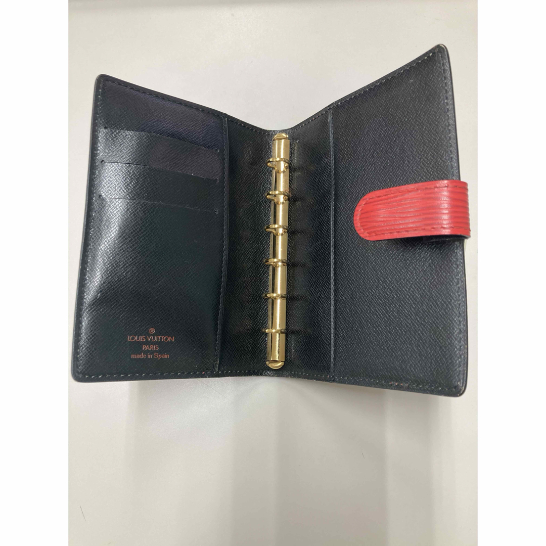 LOUIS VUITTON(ルイヴィトン)のルイヴィトン エピ アジェンダ PM 6穴式 手帳カバー 赤 R20057 レディースのファッション小物(その他)の商品写真