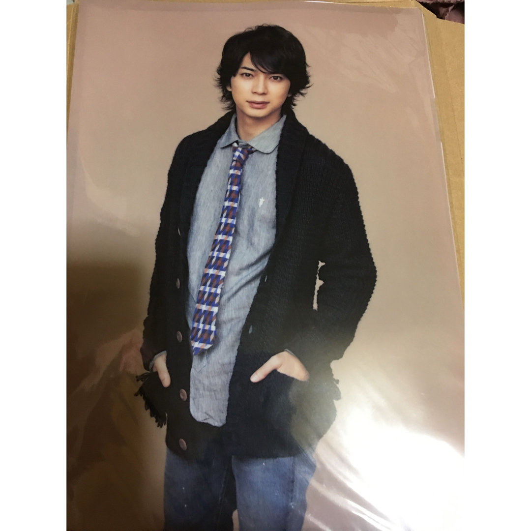 嵐(アラシ)の嵐　松本潤　クリアファイル　Love 2013 未使用 エンタメ/ホビーのタレントグッズ(アイドルグッズ)の商品写真