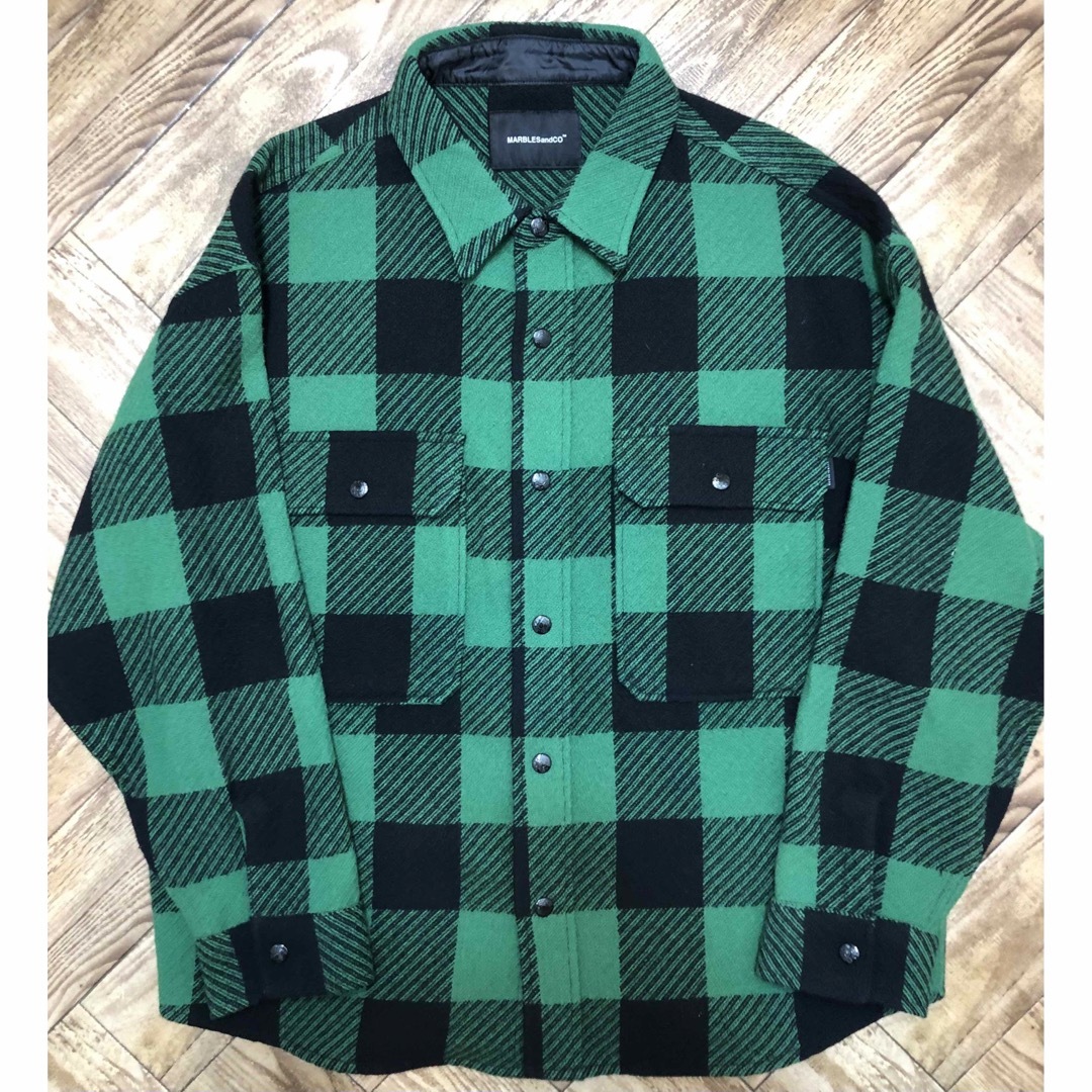 MARBLES(マーブルズ)のMARBLESマーブルス BUFFALO CHECK SHIRT JKT シャツ メンズのトップス(シャツ)の商品写真