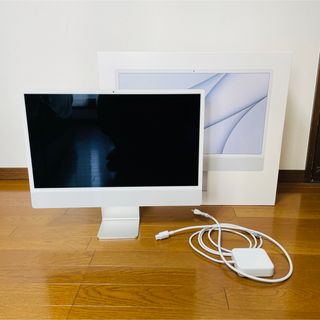 アップル(Apple)のiMac 24inch M1 メモリ:8GB SSD:512GB シルバー(デスクトップ型PC)