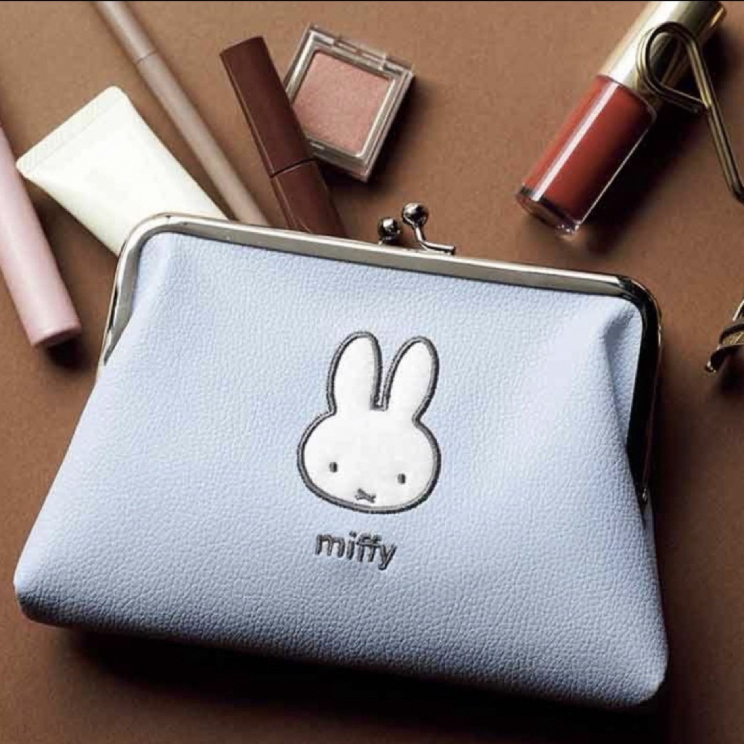 miffy(ミッフィー)のSPRiNG 12月スプリング 未開封付録 ミッフィーがま口ポーチ レディースのファッション小物(ポーチ)の商品写真