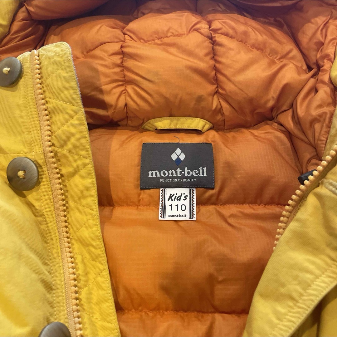 mont bell(モンベル)のモンベルダウン　110 キッズ/ベビー/マタニティのキッズ服男の子用(90cm~)(ジャケット/上着)の商品写真