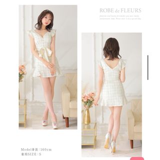 ROBE de FLEURS ドレス(ミニドレス)