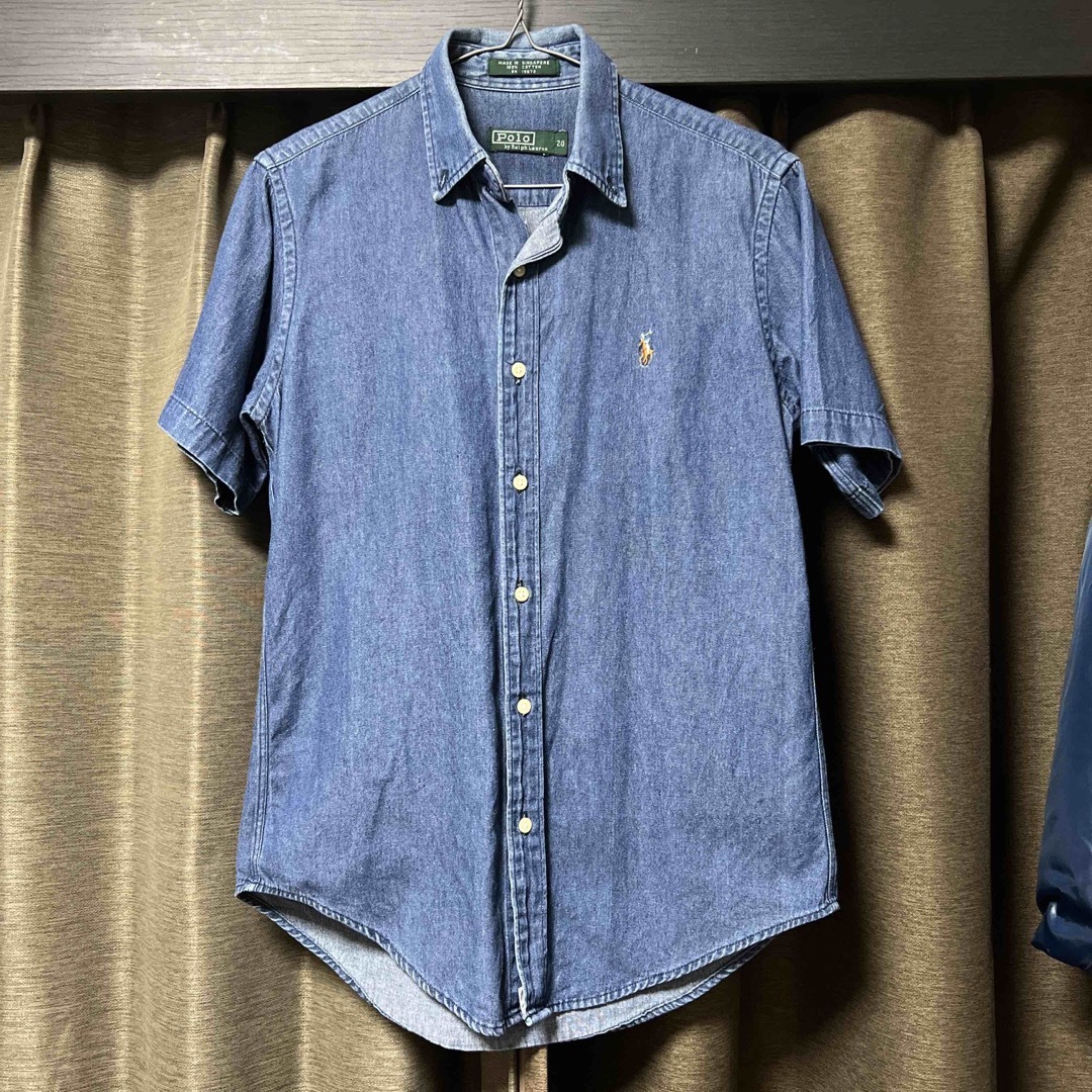 POLO RALPH LAUREN(ポロラルフローレン)のラルフローレン　デニム　半袖シャツ メンズのトップス(シャツ)の商品写真