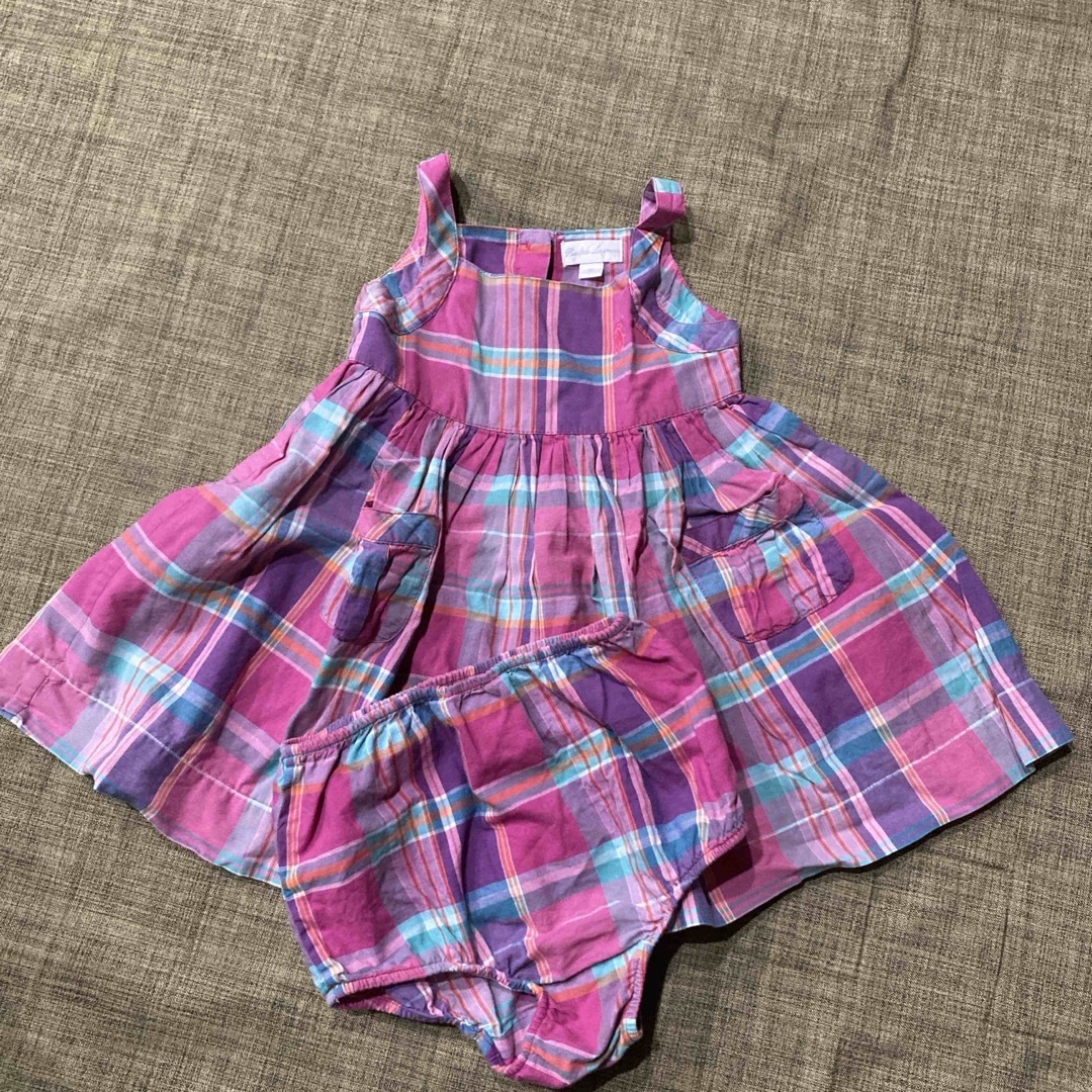 Ralph Lauren(ラルフローレン)のRalphLauren チェックワンピース キッズ/ベビー/マタニティのキッズ服女の子用(90cm~)(ワンピース)の商品写真