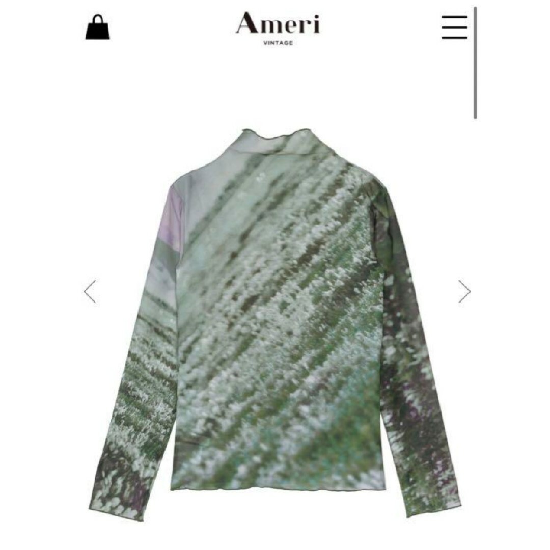 Ameri VINTAGE(アメリヴィンテージ)のAMERICAMILA SHEER CUT TOP レディースのトップス(カットソー(長袖/七分))の商品写真