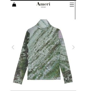 アメリヴィンテージ(Ameri VINTAGE)のAMERICAMILA SHEER CUT TOP(カットソー(長袖/七分))