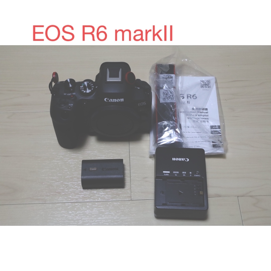 EOS R6 mark II mark 2 mark ii Canon キャノン スマホ/家電/カメラのカメラ(ミラーレス一眼)の商品写真