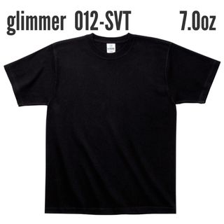 グリマー(glimmer)の★新品★glimmerグリマー012-SVT★7.0ozスーパーヘビーTシャツ黒(Tシャツ/カットソー(半袖/袖なし))