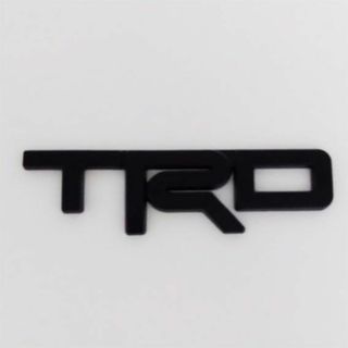 トヨタ(トヨタ)のTRD 3D 金属エンブレム 　ブラック(車外アクセサリ)