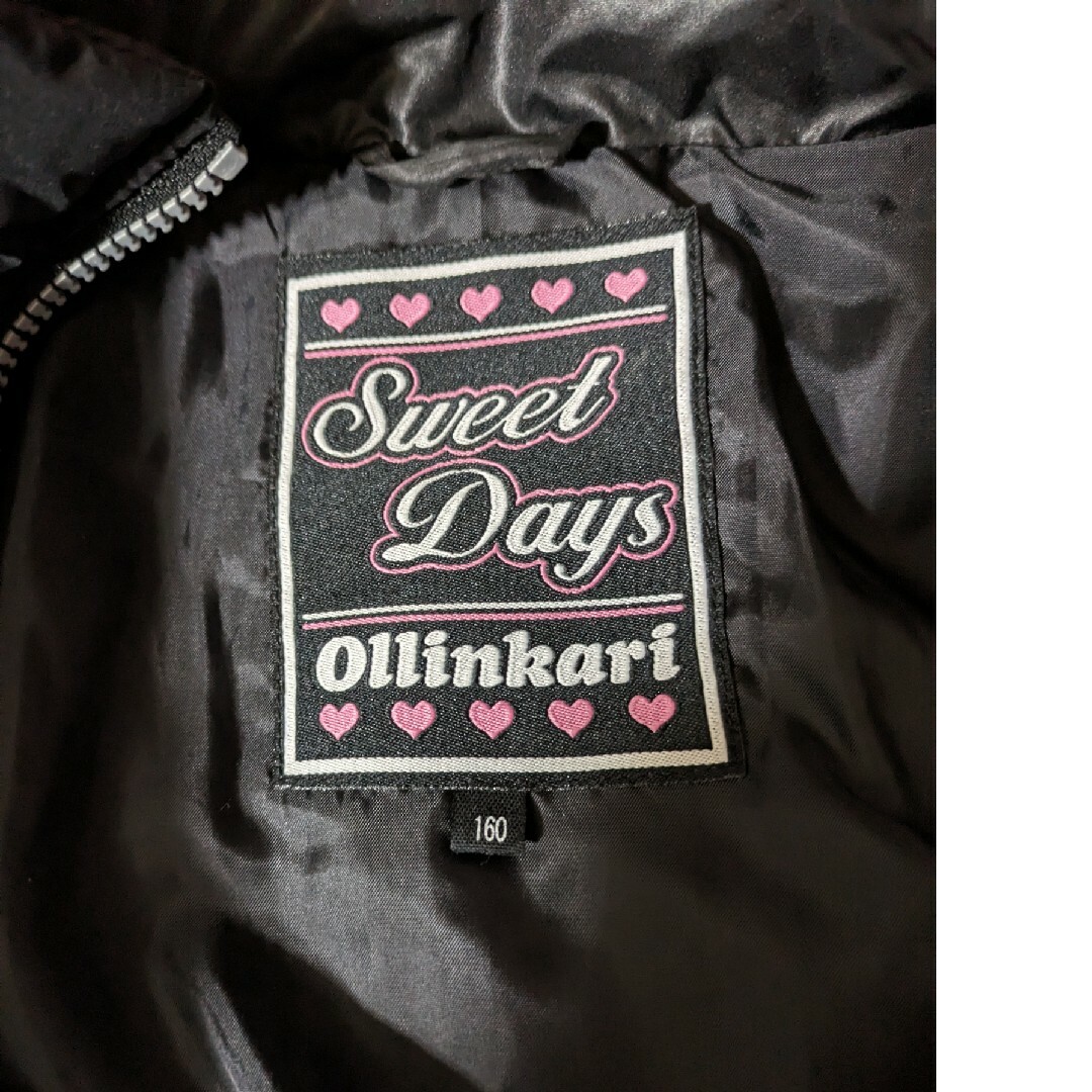 OLLINKARI(オリンカリ)のOLLINKARI 女の子ジャンバー　160 キッズ/ベビー/マタニティのキッズ服女の子用(90cm~)(ジャケット/上着)の商品写真