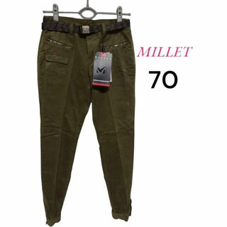 ミレー(MILLET)の【未使用タグ付き】MILLET　ミレーパンツW71～2　カーキ　アウトドア(カジュアルパンツ)