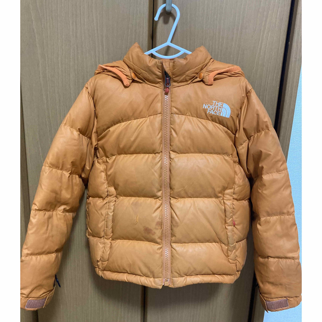 THE NORTH FACE(ザノースフェイス)のノースフェイス ダウン 120 オレンジ キッズ/ベビー/マタニティのキッズ服男の子用(90cm~)(ジャケット/上着)の商品写真