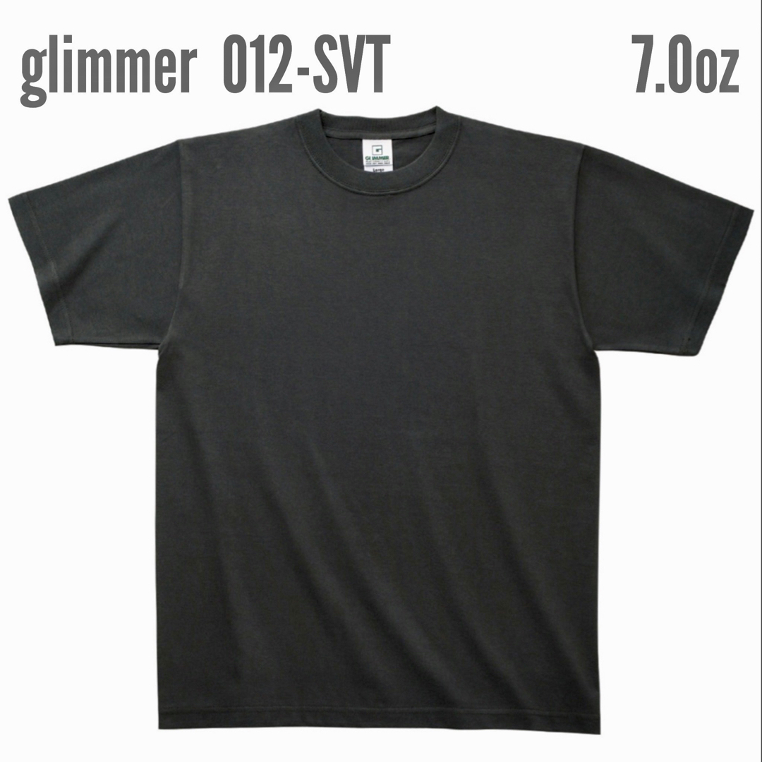 glimmer(グリマー)の★新品★glimmerグリマー012-SVT★7.0ozスーパーヘビーTシャツ★ レディースのトップス(Tシャツ(半袖/袖なし))の商品写真