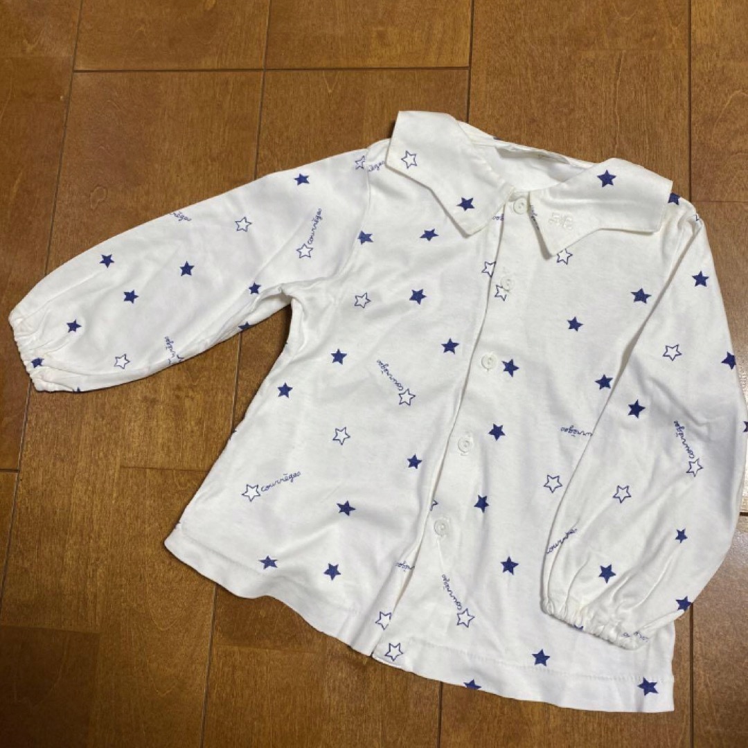 Courreges(クレージュ)の美品　クレージュ　courrejes  子供服ブラウス　90センチ キッズ/ベビー/マタニティのキッズ服女の子用(90cm~)(ブラウス)の商品写真