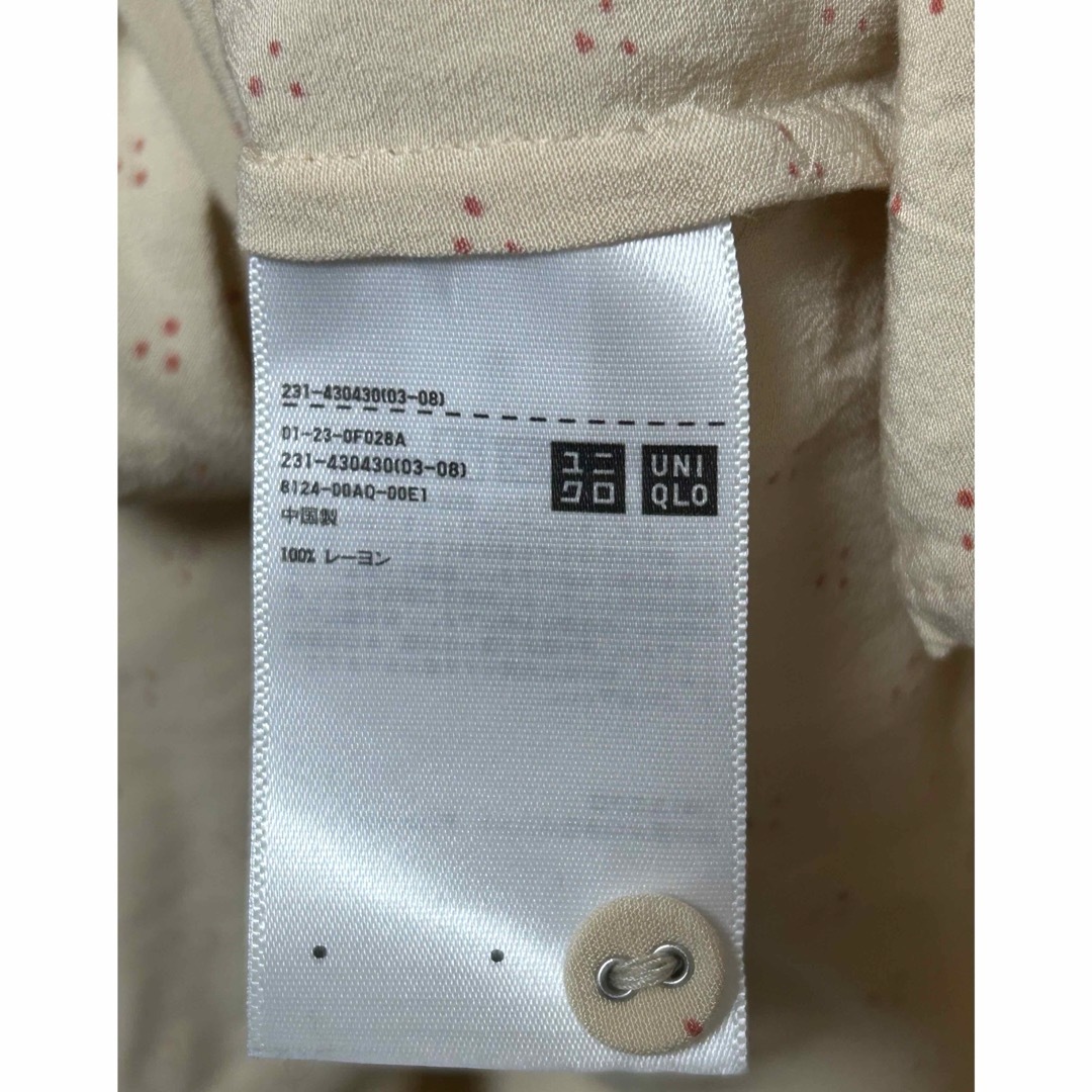 UNIQLO(ユニクロ)のユニクロ　イネス　レヨーンボウタイブラウス XS レディースのトップス(シャツ/ブラウス(半袖/袖なし))の商品写真